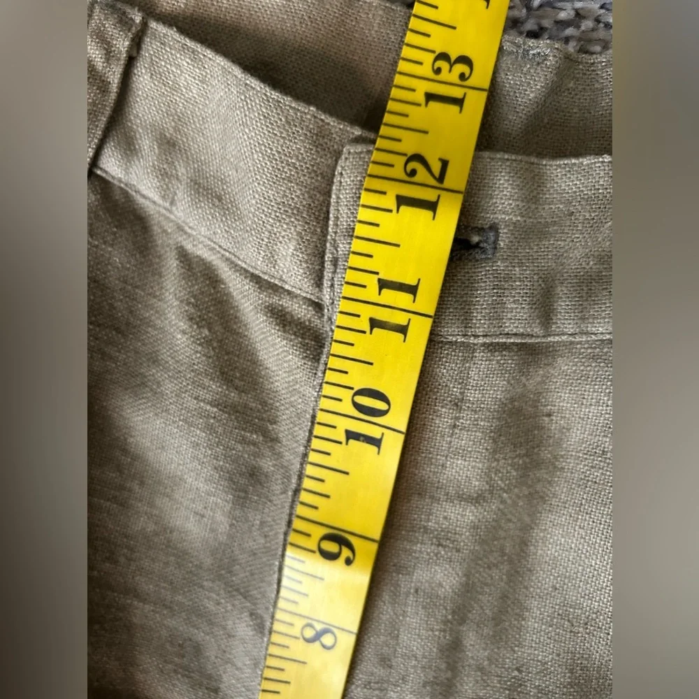 Jones New York NWT linen/cotton blend khaki pants size 8 - Picture 10 of 11